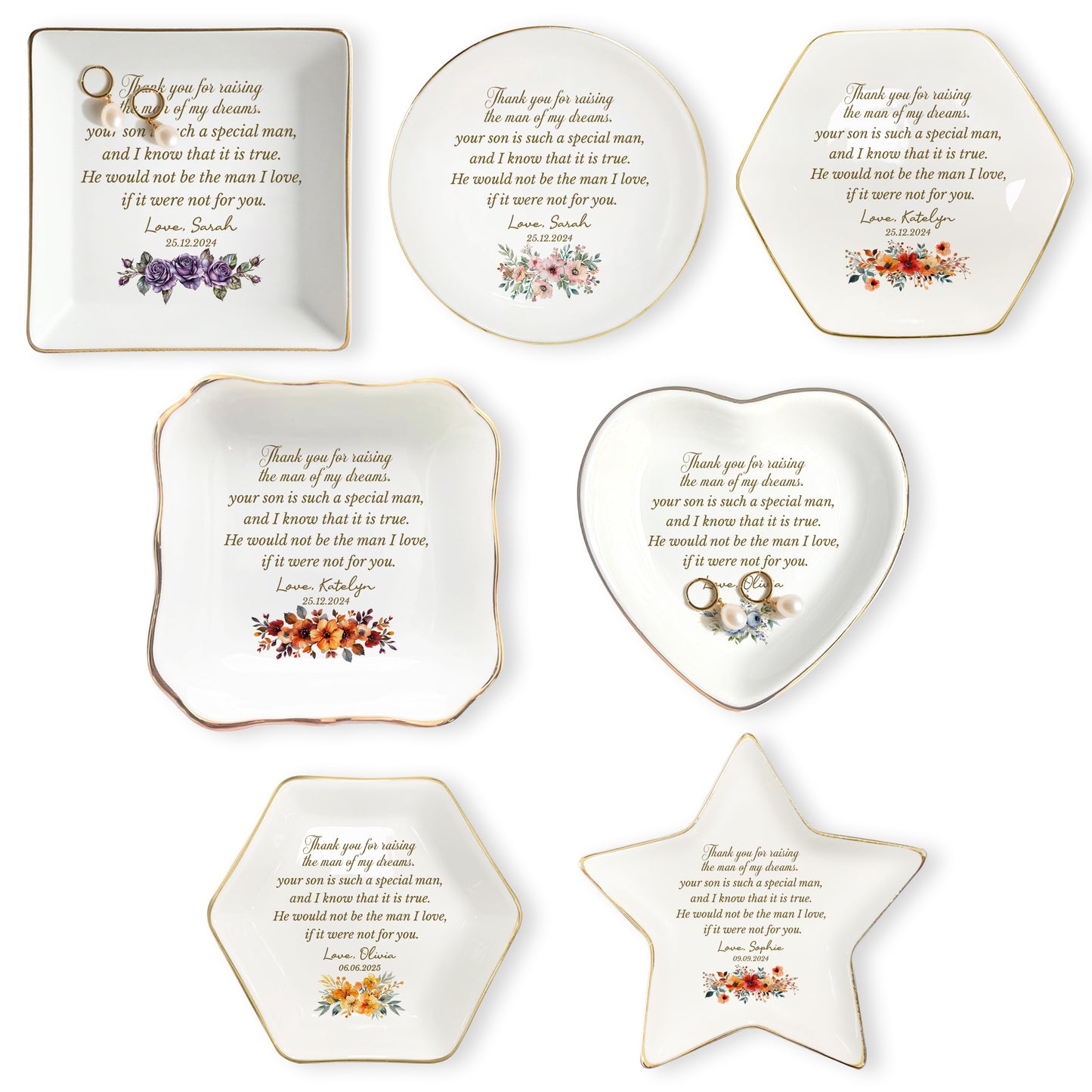 Good Friends are like Stars - Personalized Jewelry Dish for Best Friend