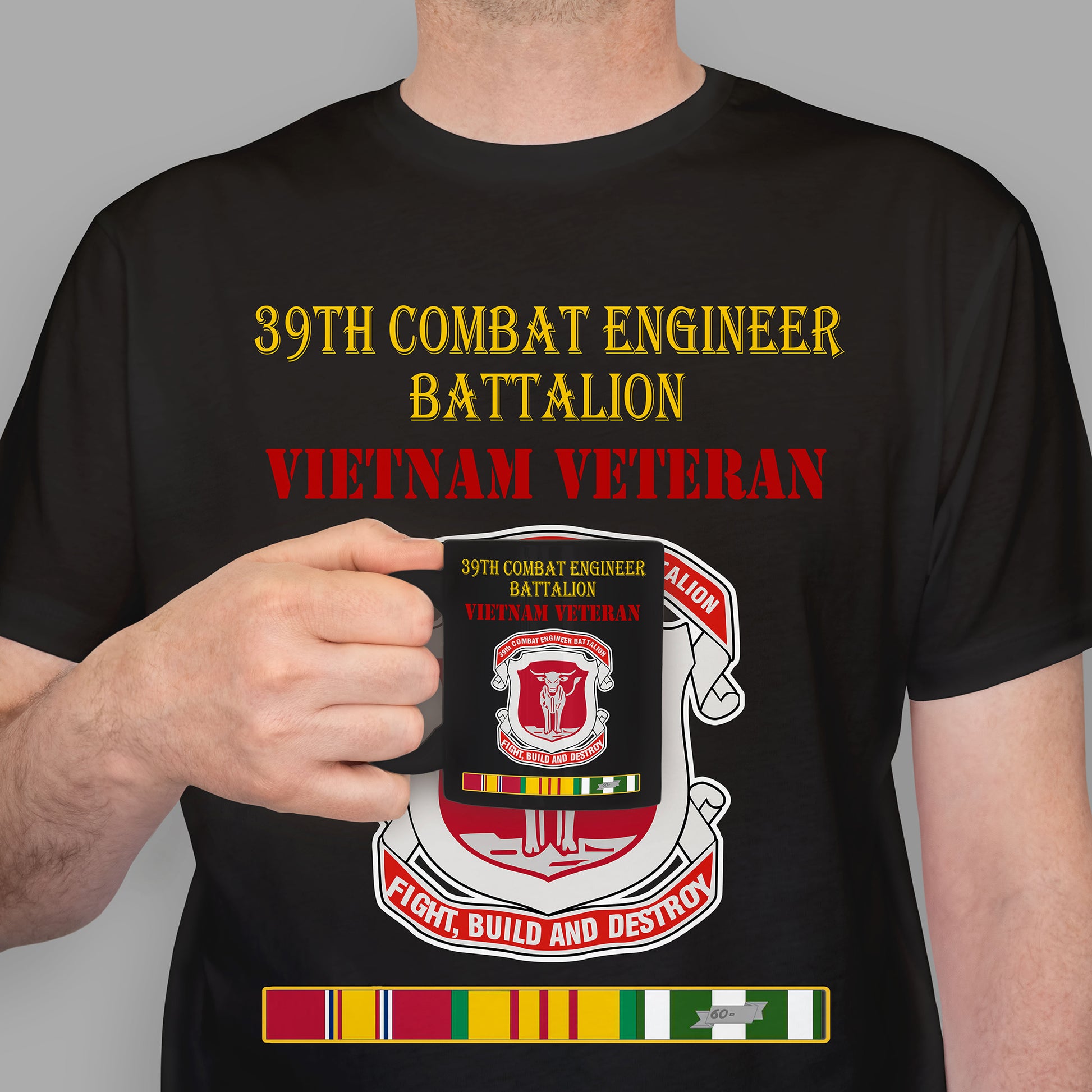 39th Combat Engineer Battalion Premium T-Shirt Sweatshirt Hoodie For Men
