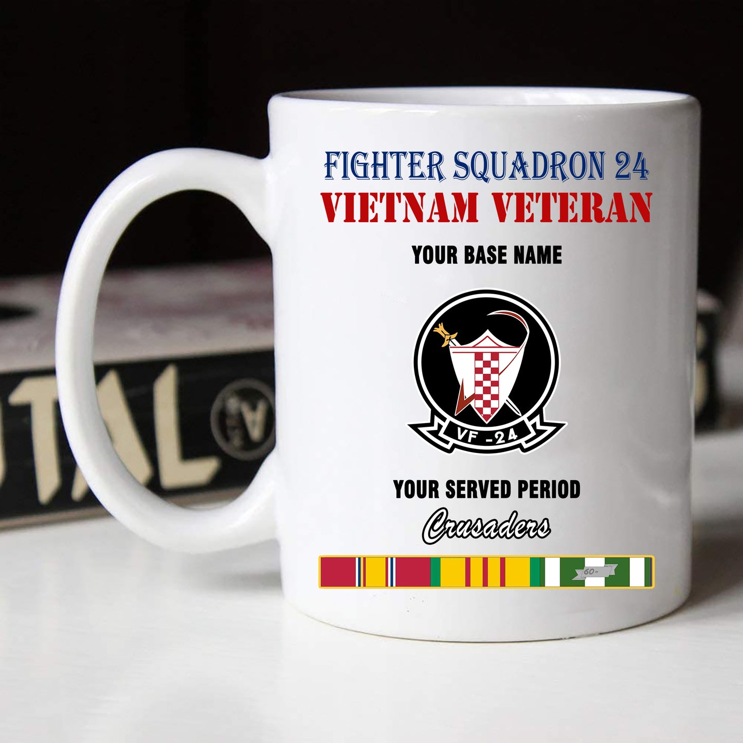 VF 24 BLACK WHITE 11oz 15oz COFFEE MUG