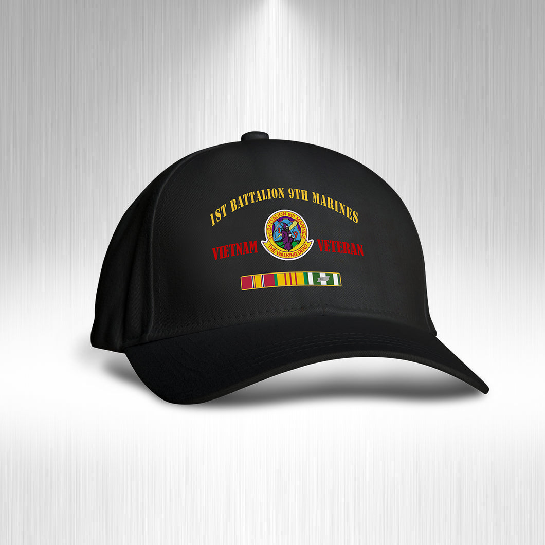 1ST BATTALION 9TH MARINES EMBROIDERED HAT