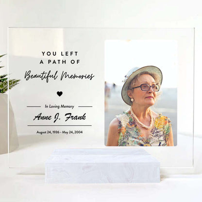 Grandma Memorial Picture Frame • Custom Photo • Personalized Memorial Photo Plaque • Sympathy Gift For Loss Of Grandmother