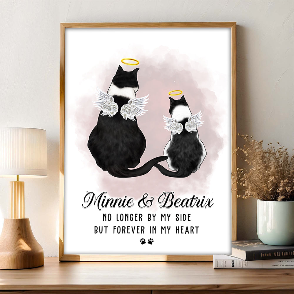 Personalized Cat Memorial Gift • Custom Cat Portrait For Loss Of Cat • Remembrance Gift • Keepsake Gift • Sympathy Gift