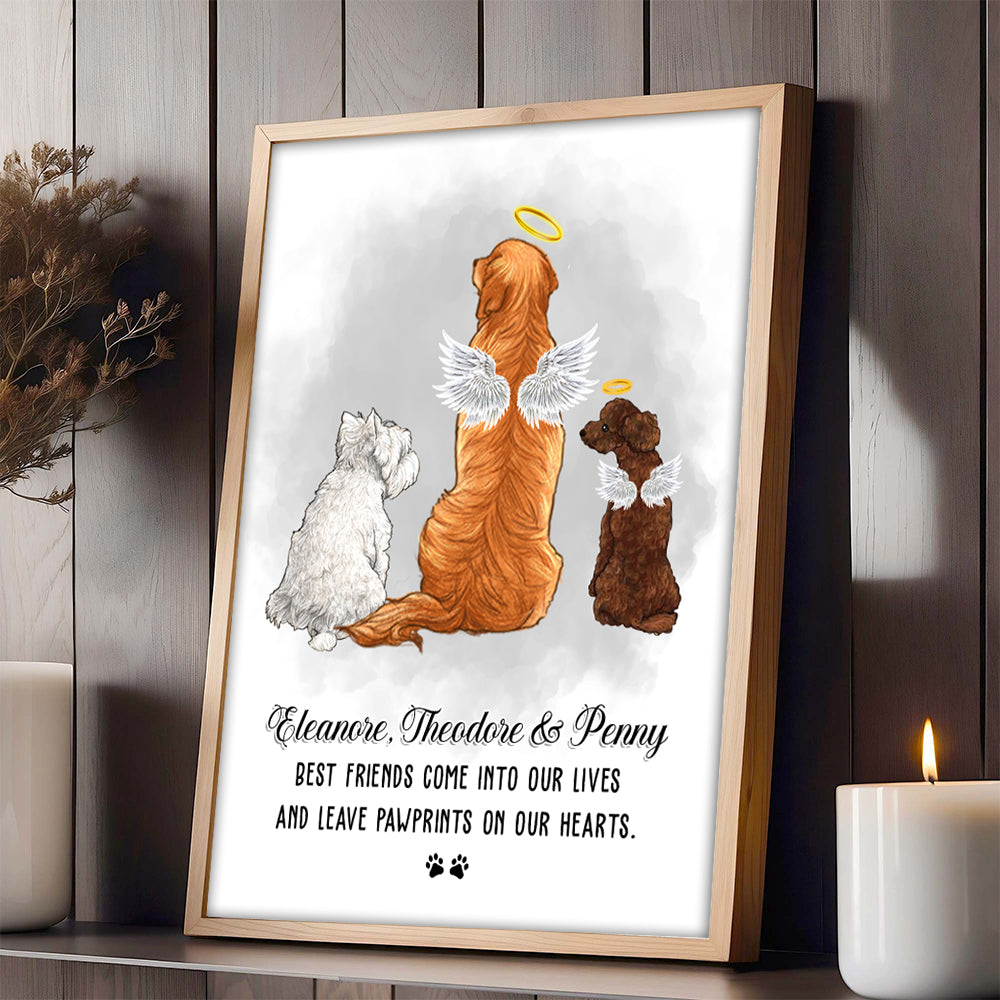 Personalized Dog Memorial Gift For Dog Passed Over• Custom Dog Portrait For Loss Of Dog • Remembrance Gift • Keepsake Gift • Sympathy Gift