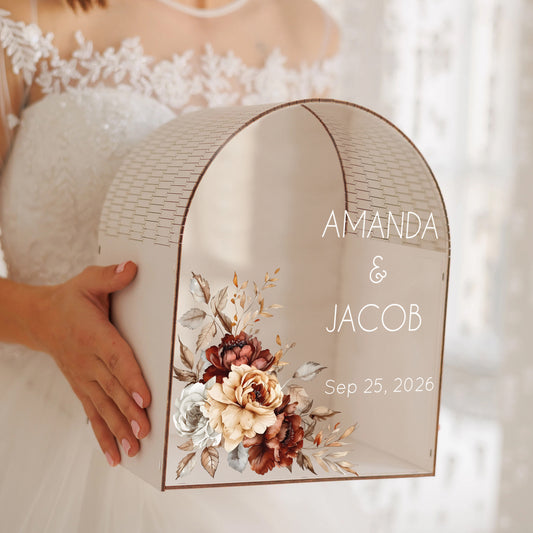 Personalized Wedding Card Box | The Fall