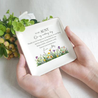 A Special Gift for My Loving Aunt – Personalized Jewelry Dish