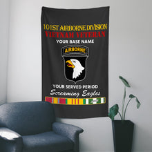 Load image into Gallery viewer, 101ST AIRBORNE DIVISION WALL FLAG VERTICAL HORIZONTAL 36 x 60 INCHES WALL FLAG