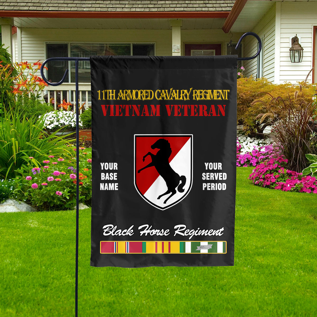11TH ARMORED CAVALRY REGIMENT - Double Sided 30"x40" Flag