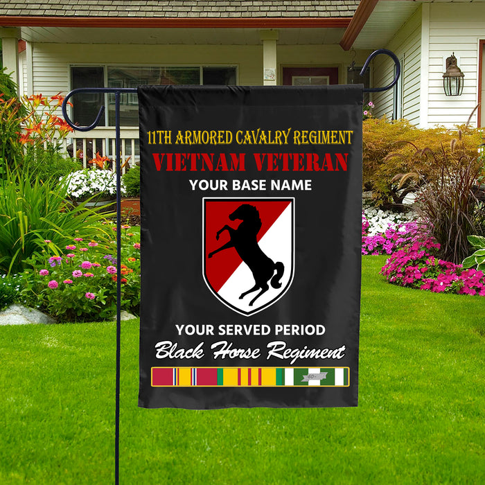 11TH ARMORED CAVALRY REGIMENT DOUBLE-SIDED PRINTED 12