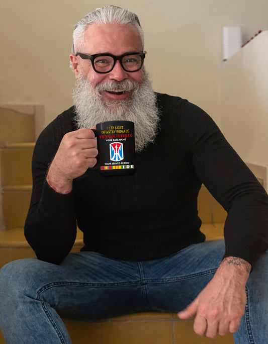11TH LIGHT INFANTRY BRIGADE BLACK WHITE 11oz 15oz COFFEE MUG