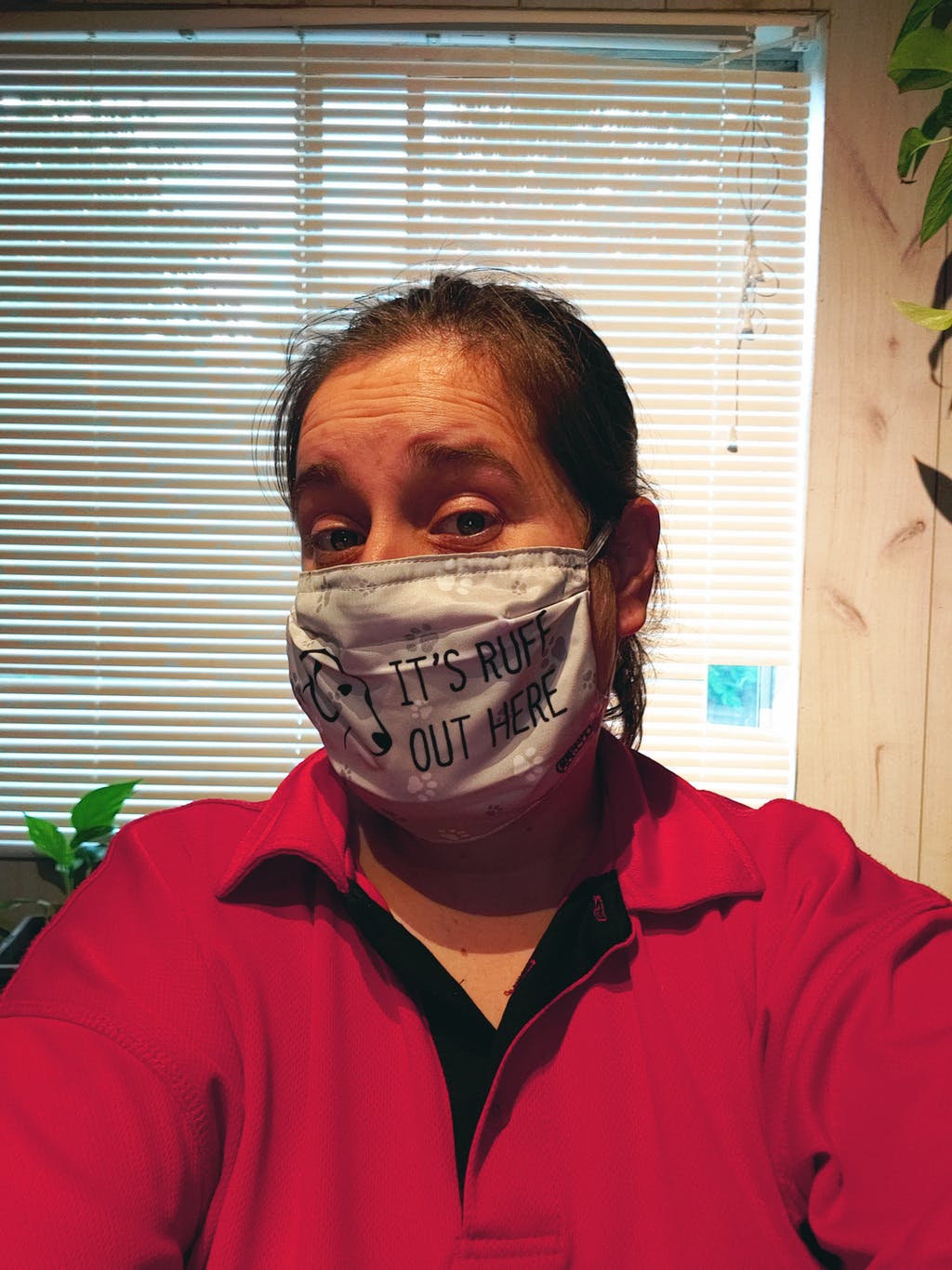 IT'S RUFF OUT HERE - Cloth Face Mask 1 pcs, 3 pcs, 6 pcs, 10 pcs