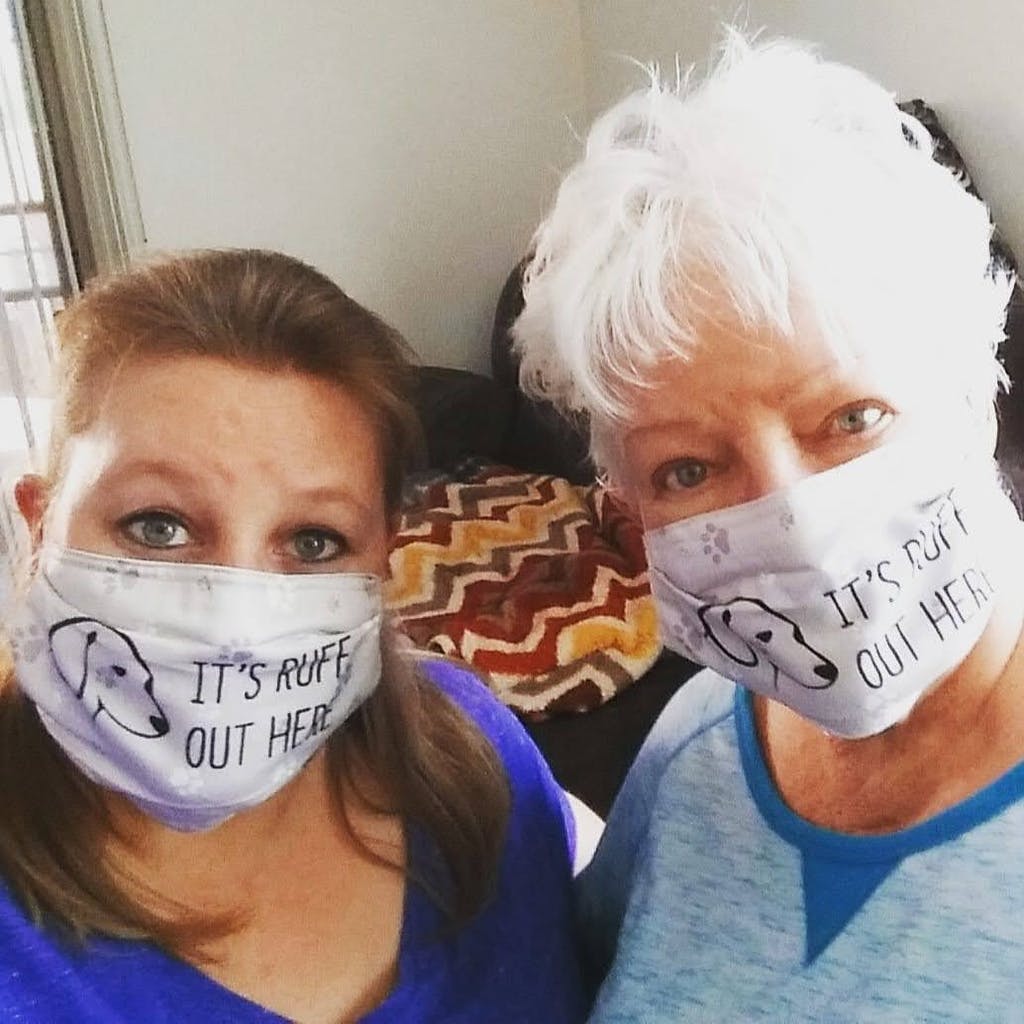 IT'S RUFF OUT HERE - Cloth Face Mask 1 pcs, 3 pcs, 6 pcs, 10 pcs