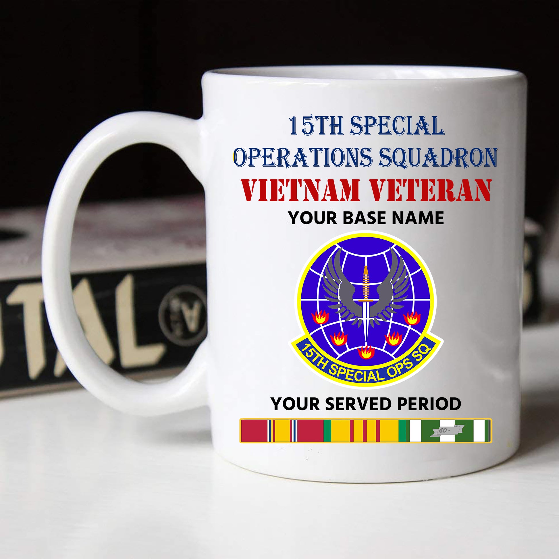 15TH SPECIAL OPERATIONS SQUADRON BLACK WHITE 11oz 15oz COFFEE MUG