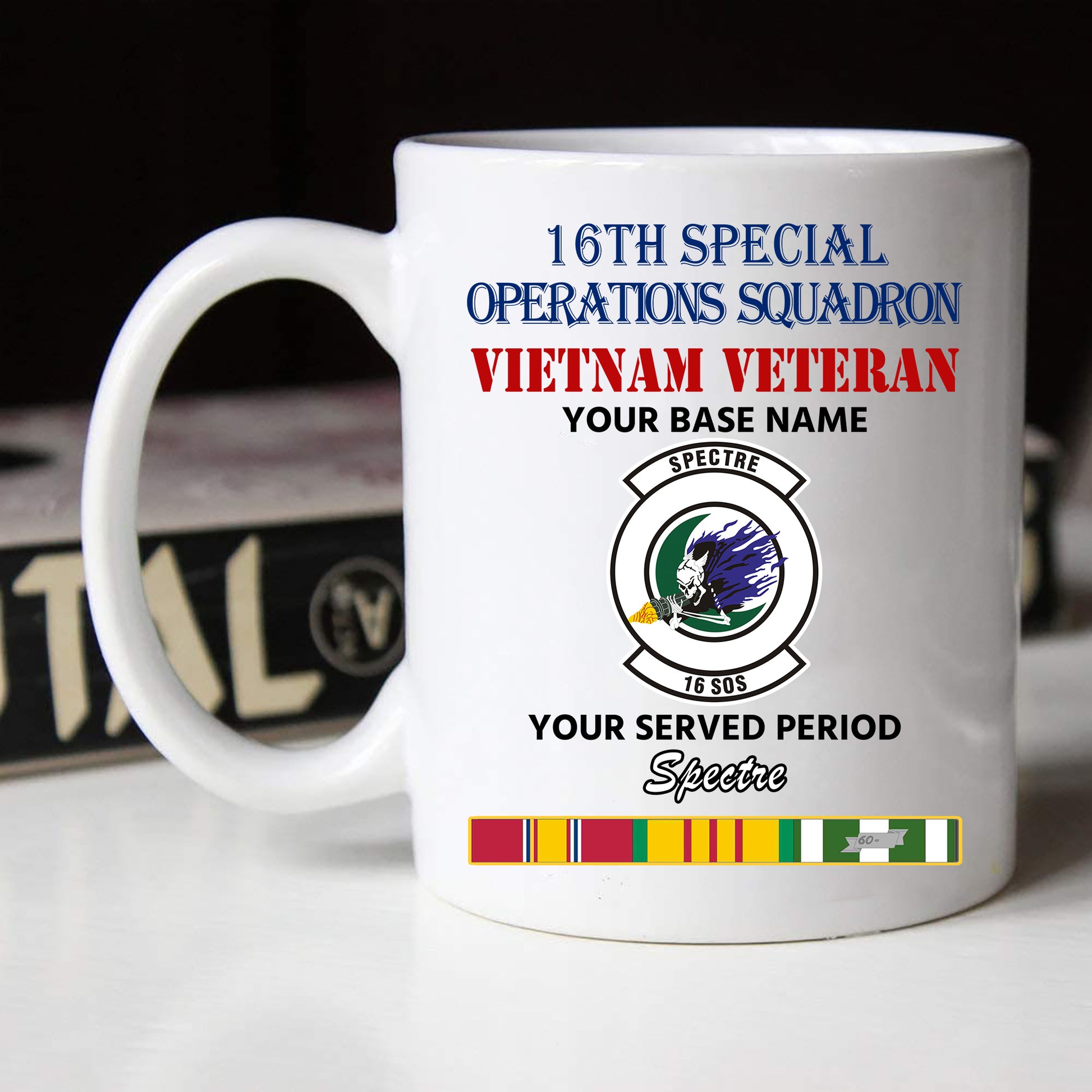 16TH SPECIAL OPERATIONS SQUADRON BLACK WHITE 11oz 15oz COFFEE MUG