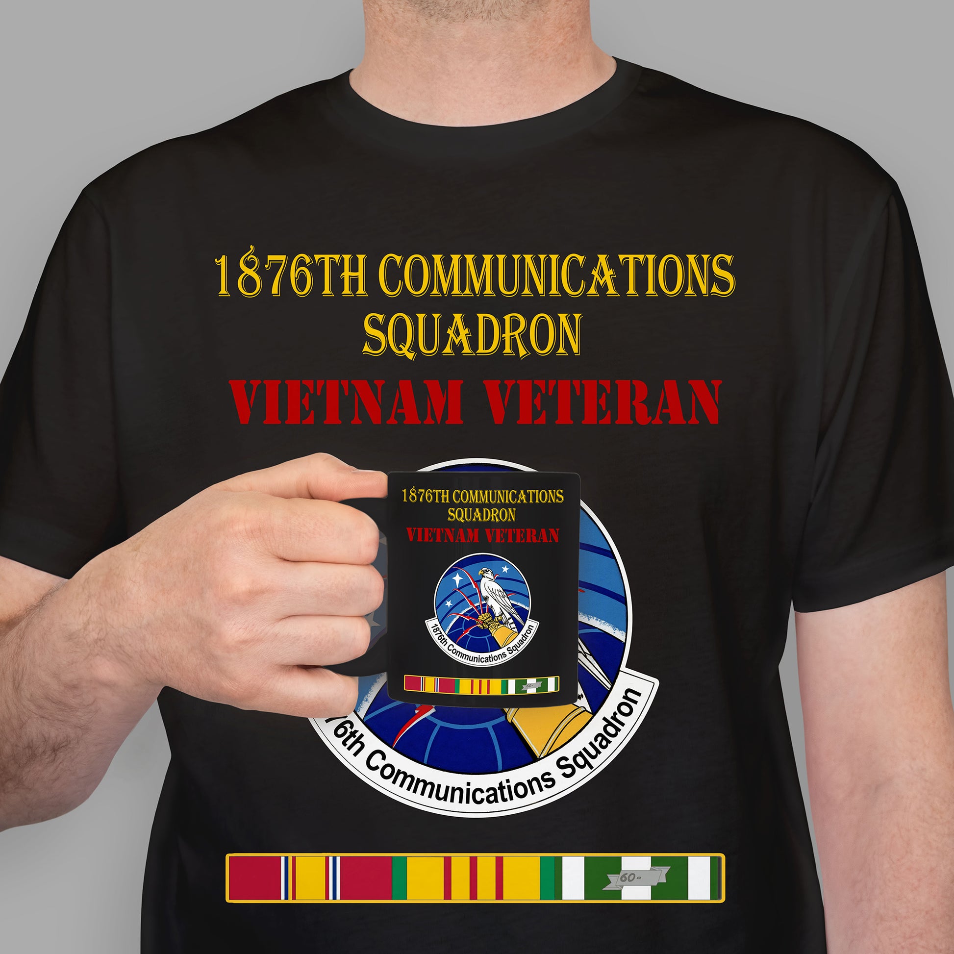 1876th Communications Squadron Premium T-Shirt Sweatshirt Hoodie For Men