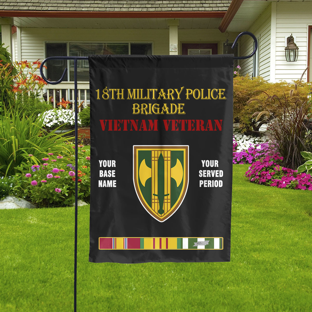 18TH MILITARY POLICE BRIGADE - Double Sided 30"x40" Flag