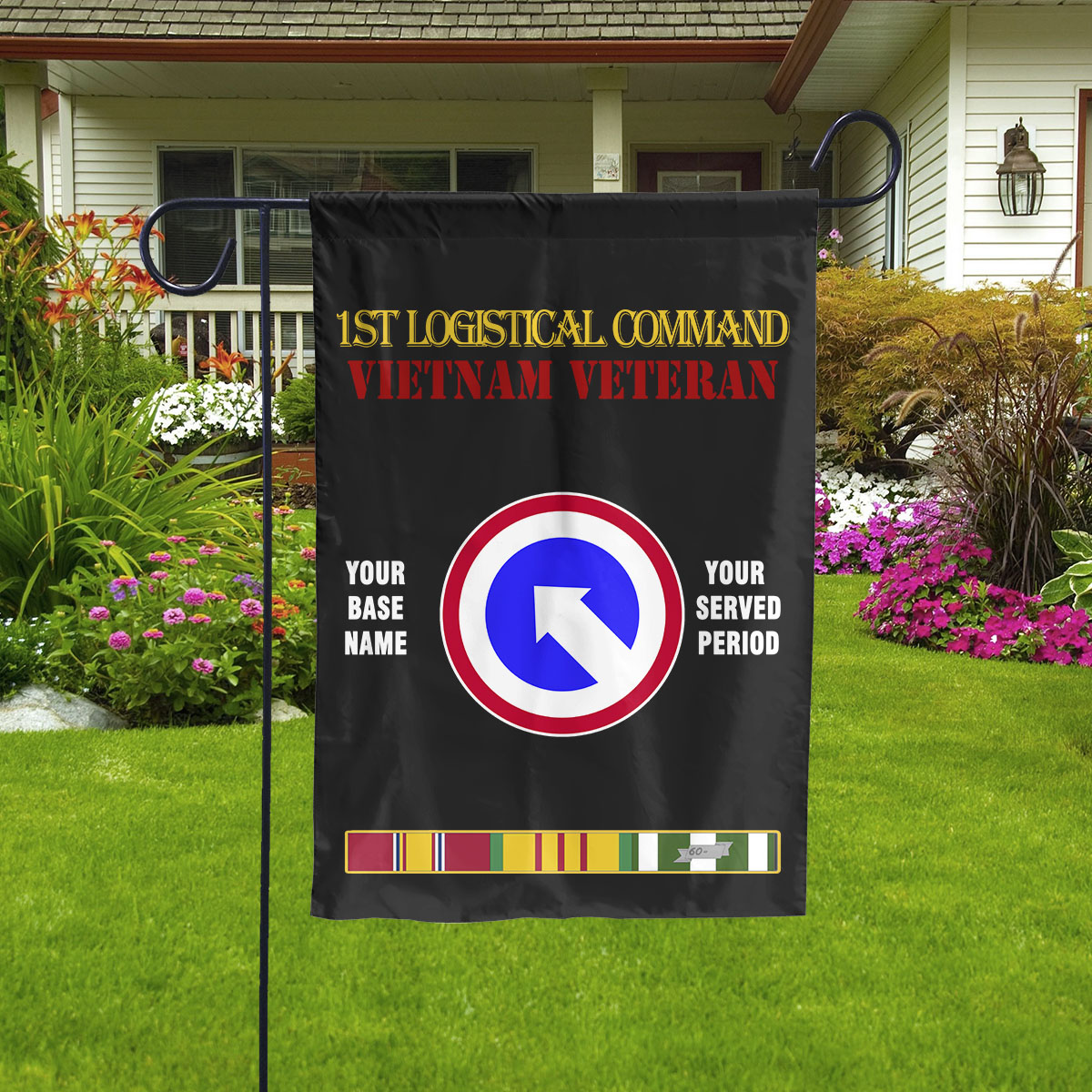 1ST LOGISTICAL COMMAND - Double Sided 30"x40" Flag