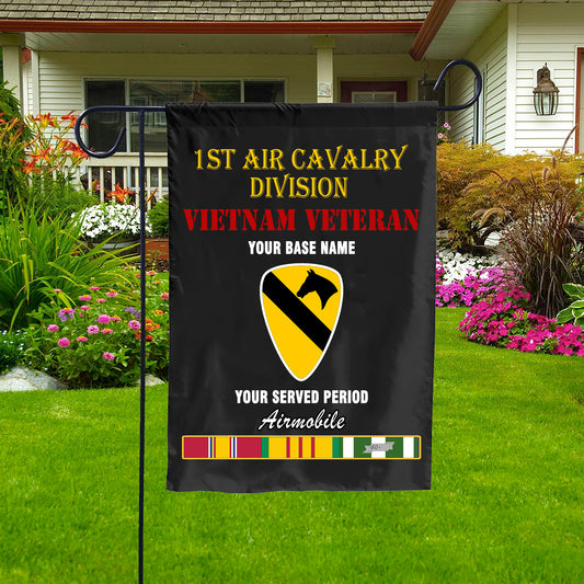 1ST AIR CAVALRY DIVISION DOUBLE-SIDED PRINTED 12"x18" GARDEN FLAG