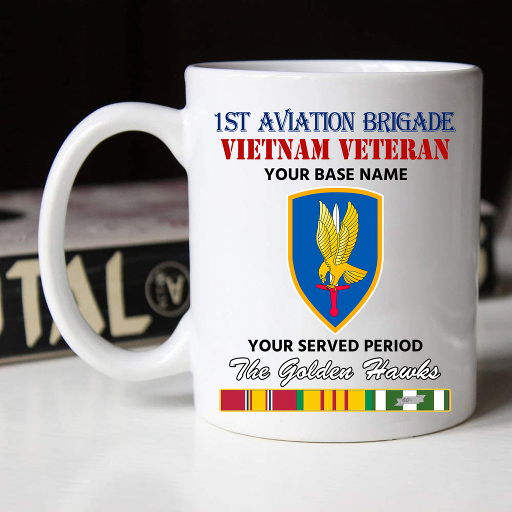 1ST AVIATION BRIGADE BLACK WHITE 11oz 15oz COFFEE MUG