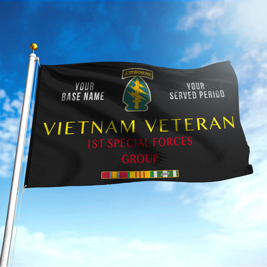 1ST SPECIAL FORCES GROUP FLAG DOUBLE-SIDED PRINTED 30"x40" FLAG