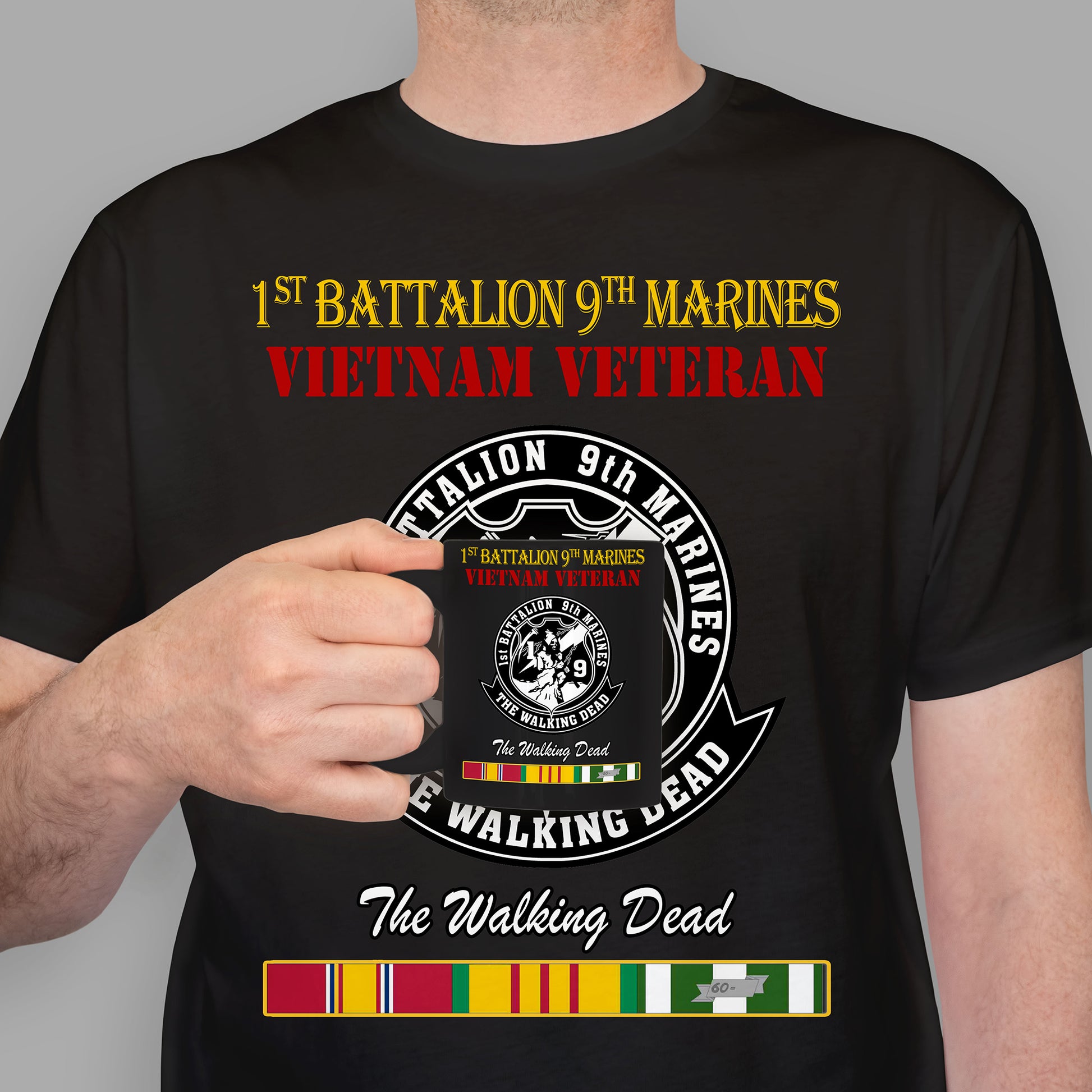 1st Battalion 9th Marines Premium T-Shirt Sweatshirt Hoodie For Men