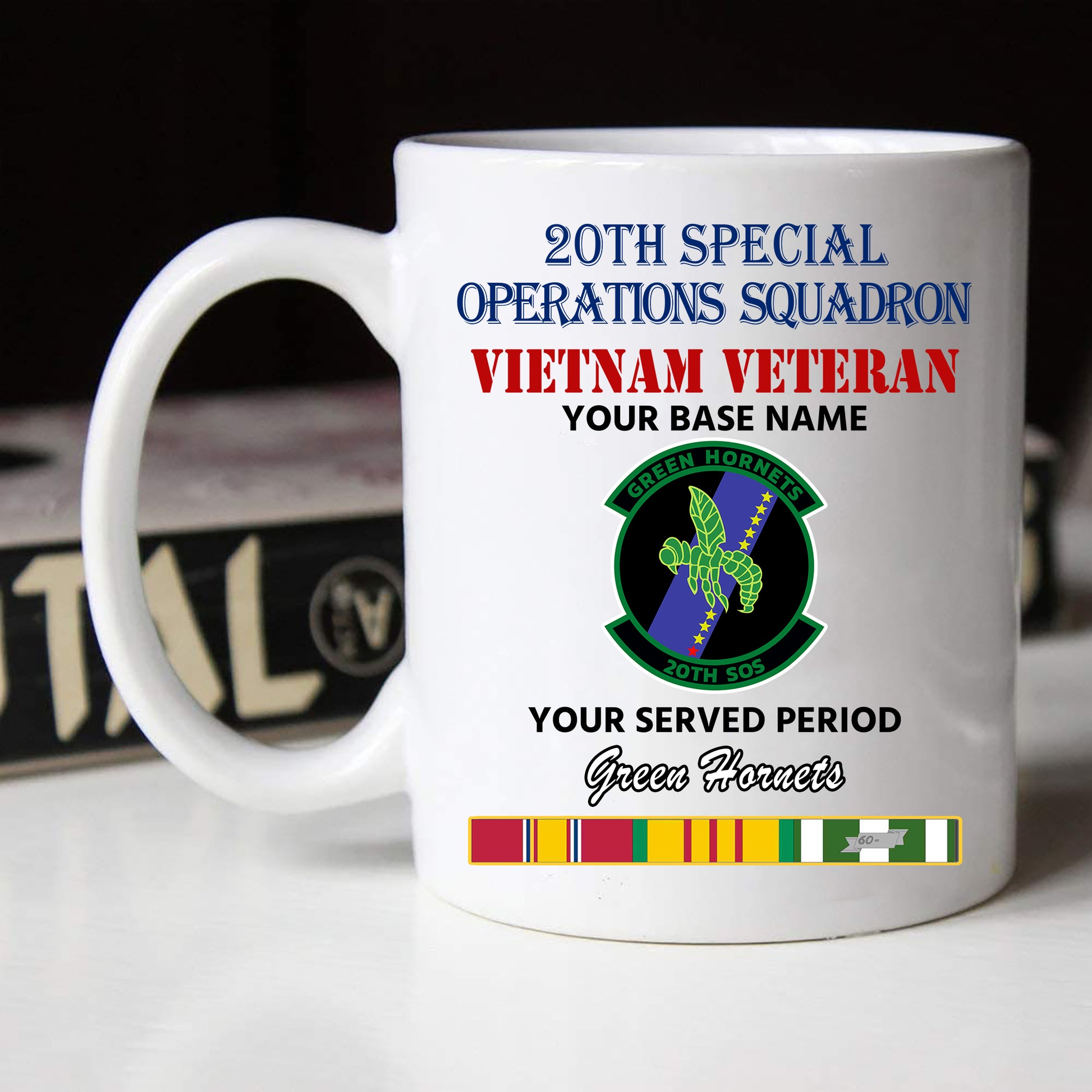 20TH SPECIAL OPERATIONS SQUADRON BLACK WHITE 11oz 15oz COFFEE MUG
