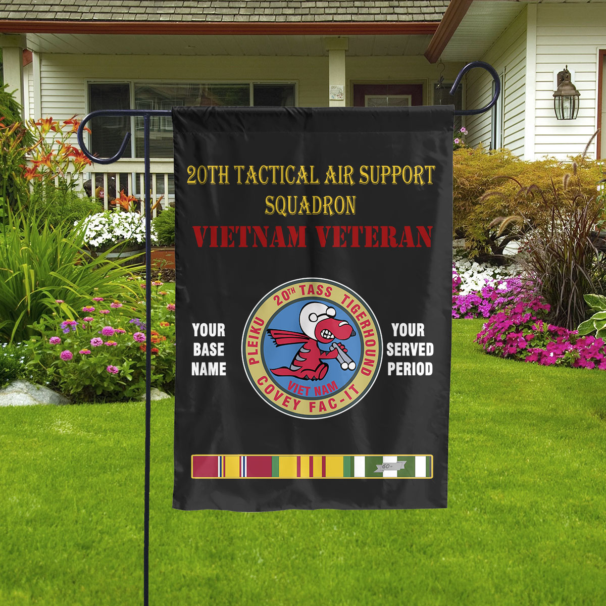 20TH TACTICAL AIR SUPPORT SQUADRON - Double Sided 30"x40" Flag