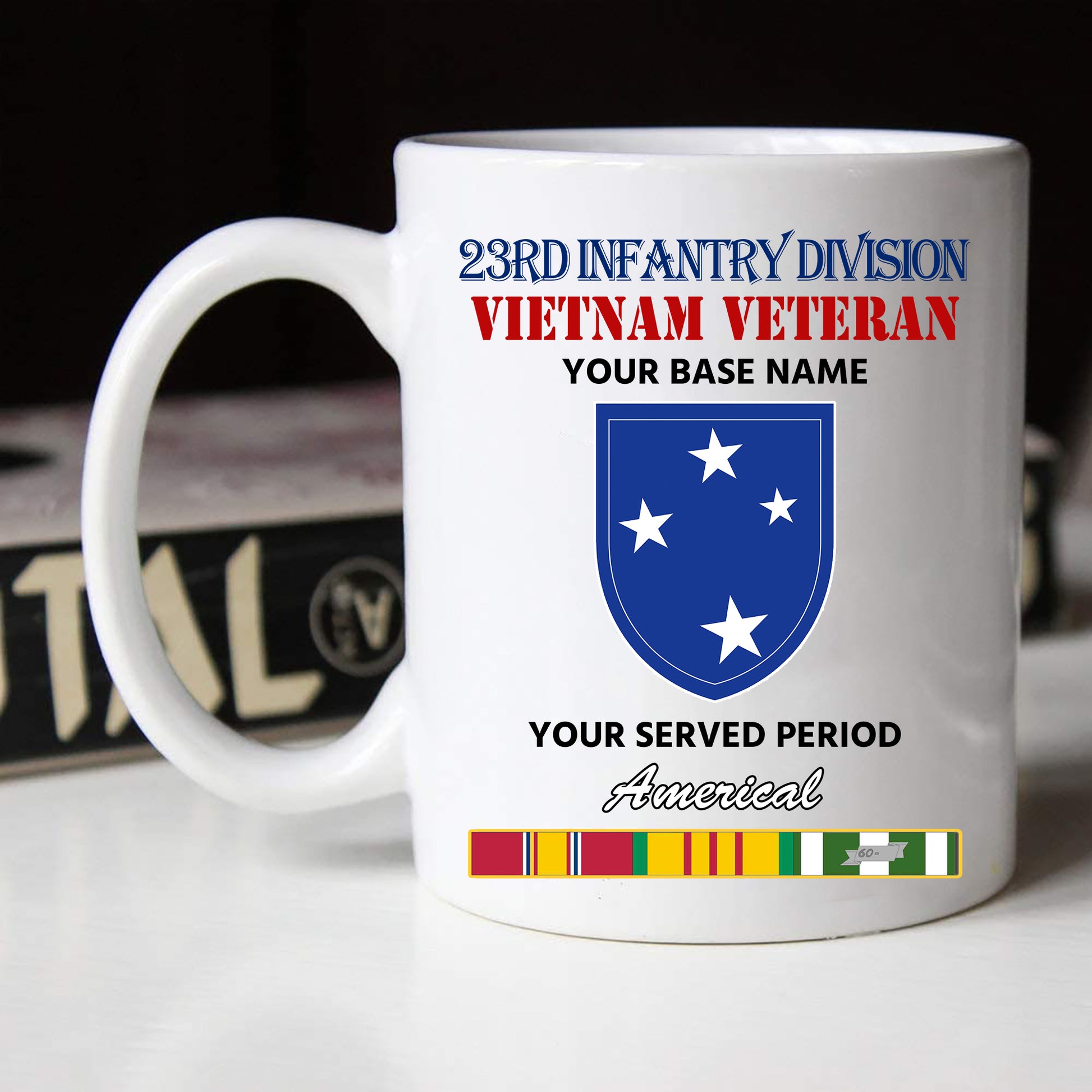 23RD INFANTRY DIVISION BLACK WHITE 11oz 15oz COFFEE MUG