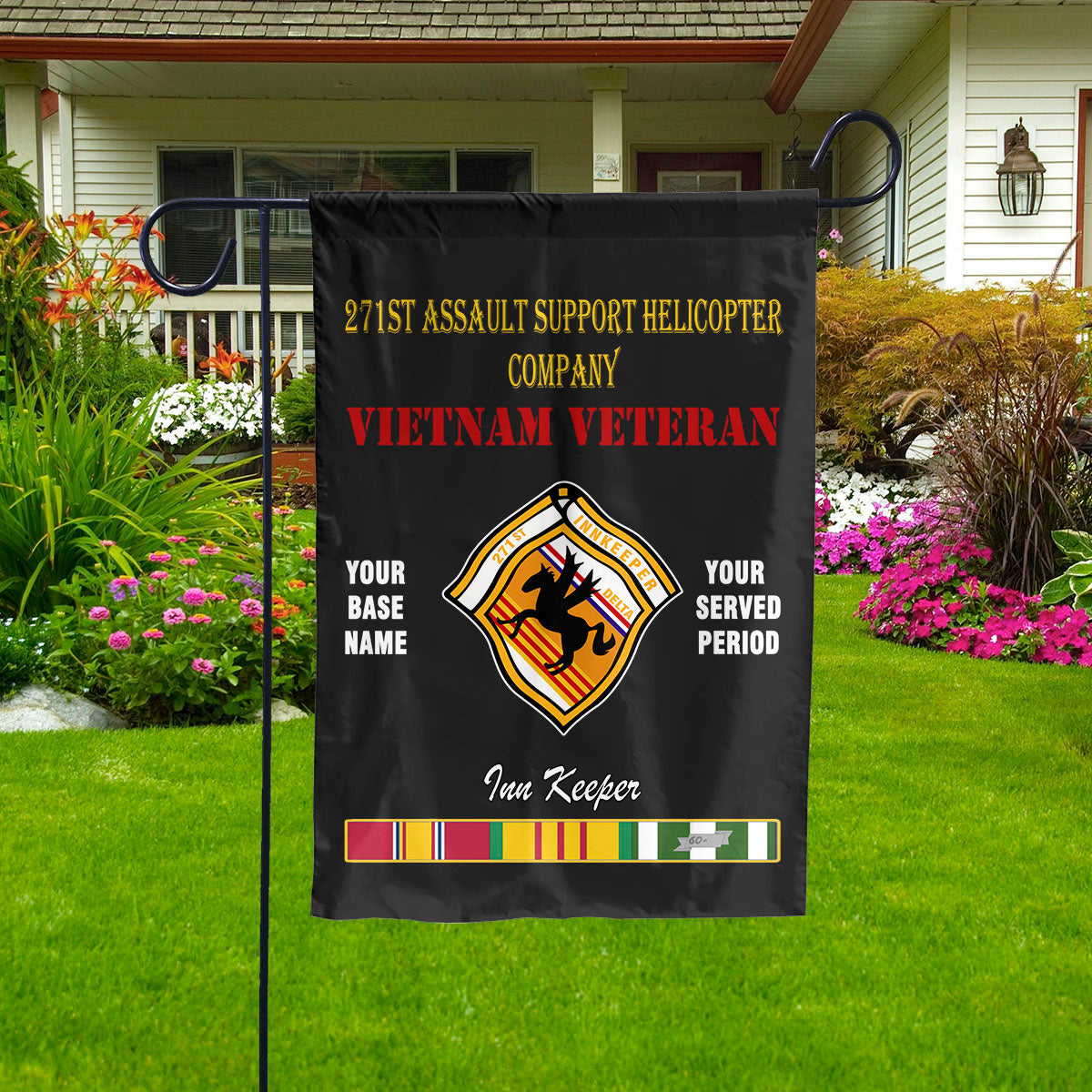 271ST ASSAULT SUPPORT HELICOPTER - Double Sided 30"x40" Flag
