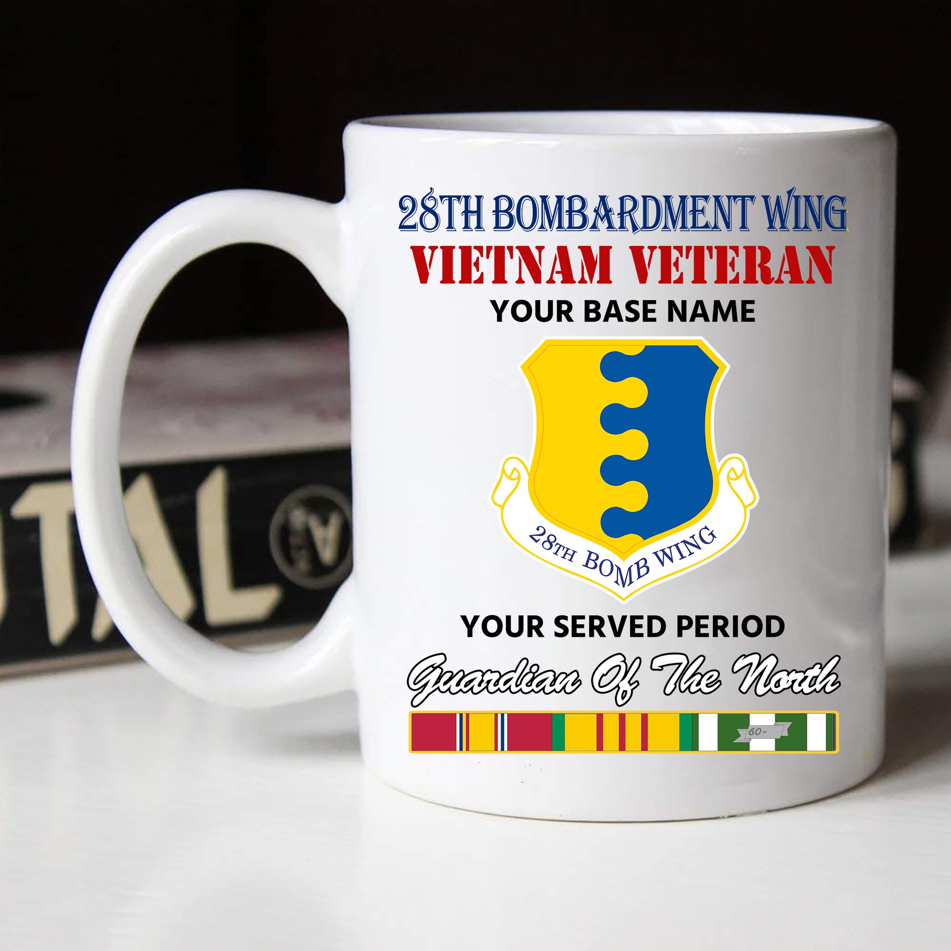 28TH BOMBARDMENT WING BLACK WHITE 11oz 15oz COFFEE MUG