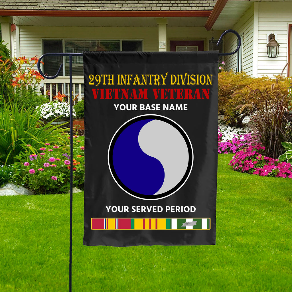 29TH INFANTRY DIVISION DOUBLE-SIDED PRINTED 12"x18" GARDEN FLAG