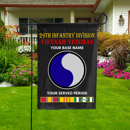 29TH INFANTRY DIVISION DOUBLE-SIDED PRINTED 12"x18" GARDEN FLAG