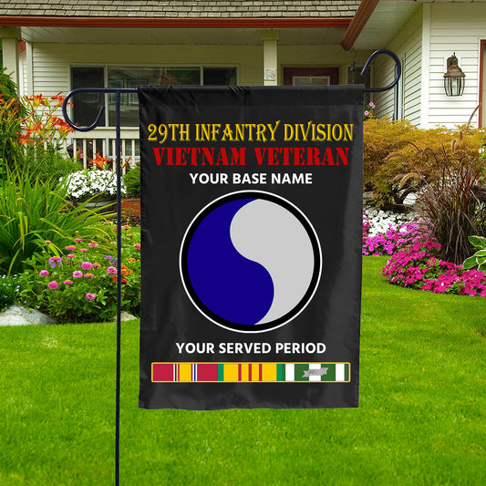 29TH INFANTRY DIVISION DOUBLE-SIDED PRINTED 12"x18" GARDEN FLAG