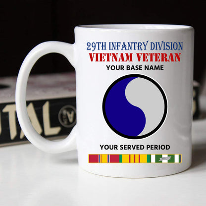 29TH INFANTRY DIVISION BLACK WHITE 11oz 15oz COFFEE MUG