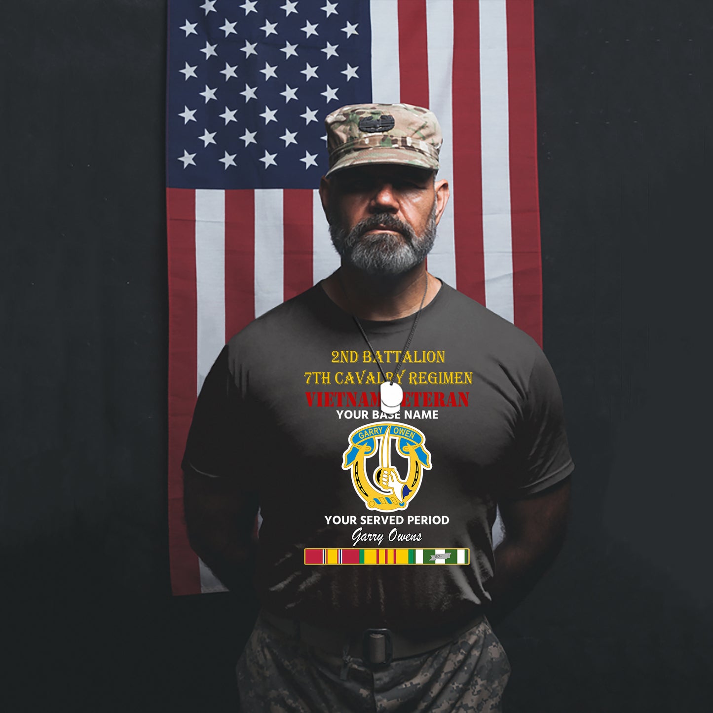 2ND BATTALION 7TH CAVALRY REGIMENT PREMIUM T-SHIRT SWEATSHIRT HOODIE