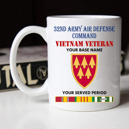 32ND ARMY AIR DEFENSE COMMAND BLACK WHITE 11oz 15oz COFFEE MUG