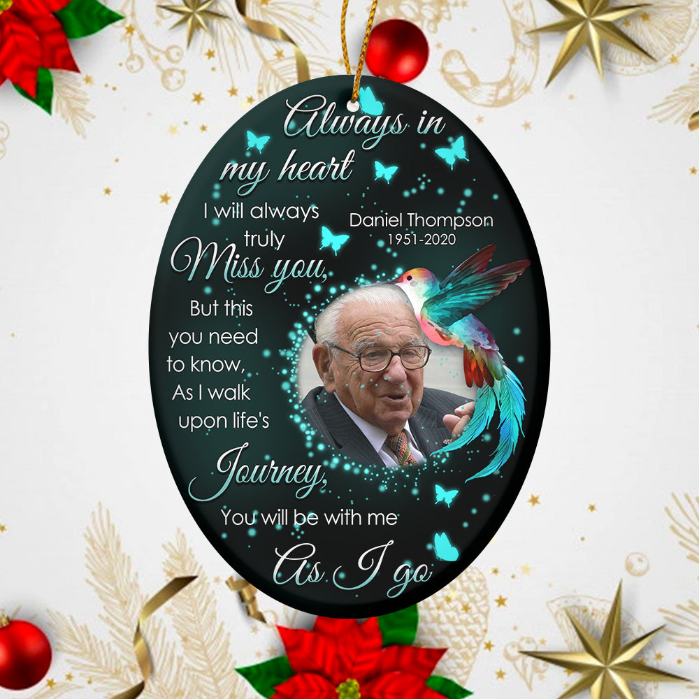 Personalized Memorial Ornaments With Photo
