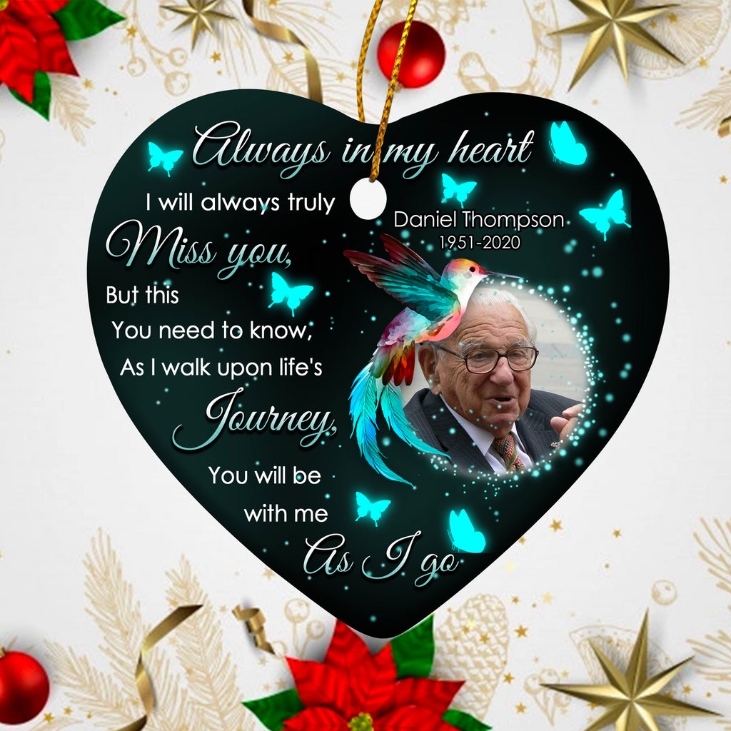 Personalized Memorial Ornaments With Photo
