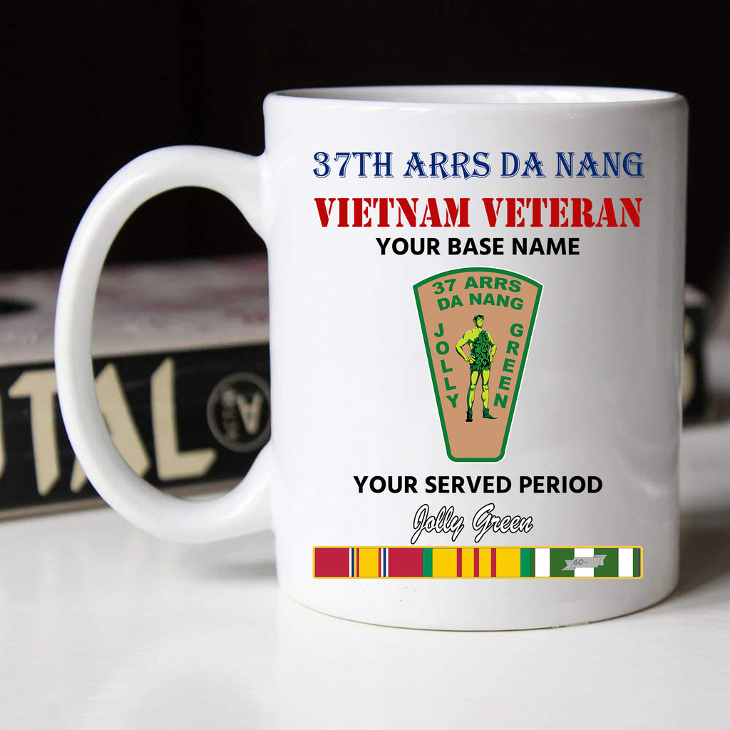37TH ARRS DA NANG BLACK WHITE 11oz 15oz COFFEE MUG