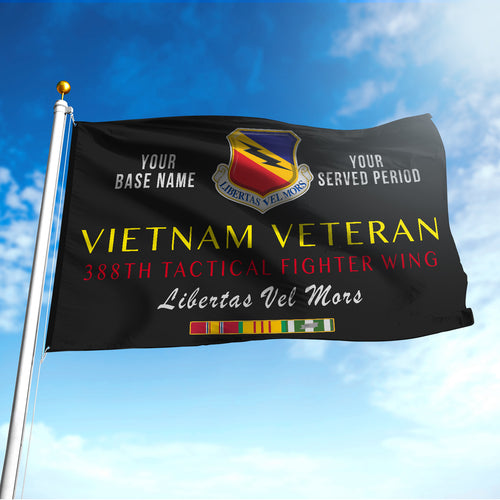 388TH TACTICAL FIGHTER WING FLAG DOUBLE-SIDED PRINTED 30