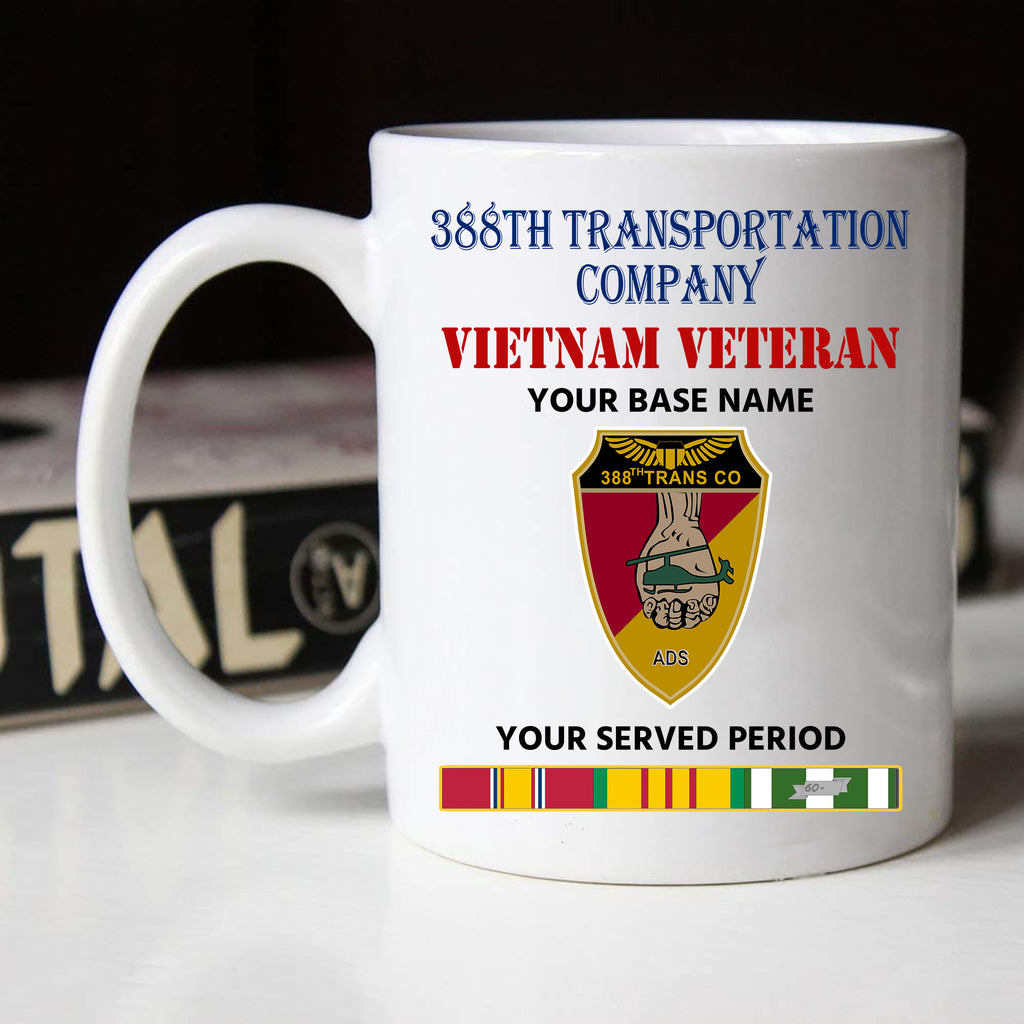 388TH TRANSPORTATION COMPANY BLACK WHITE 11oz 15oz COFFEE MUG