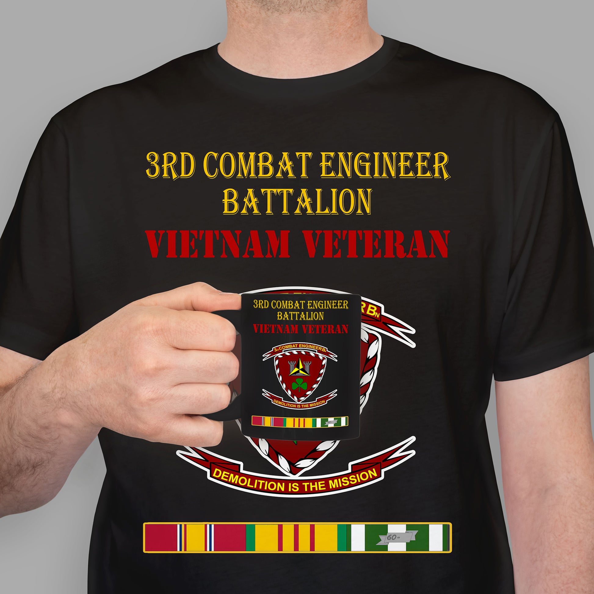 3rd Combat Engineer Battalion Premium T-Shirt Sweatshirt Hoodie For Men