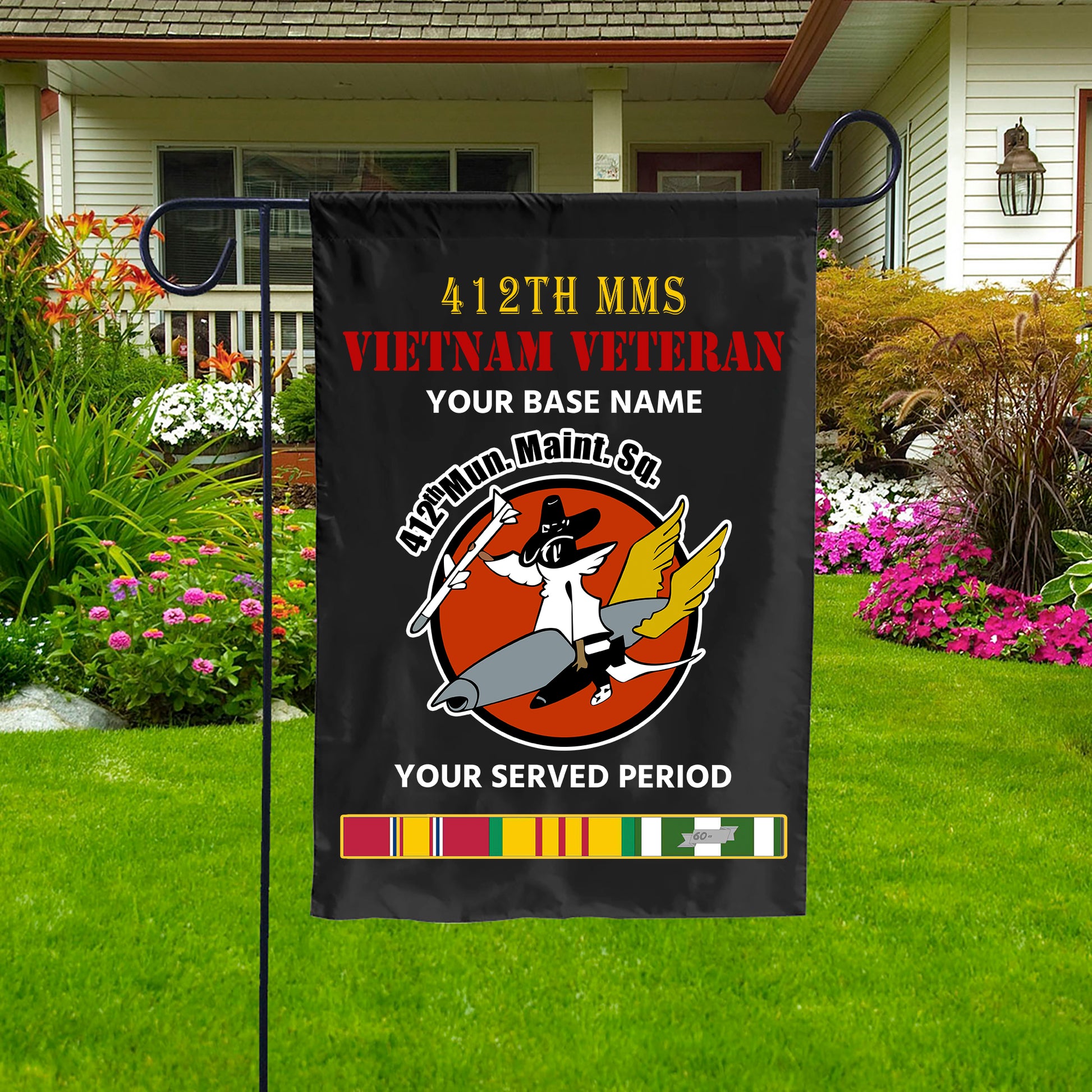 412TH MMS DOUBLE-SIDED PRINTED 12"x18" GARDEN FLAG