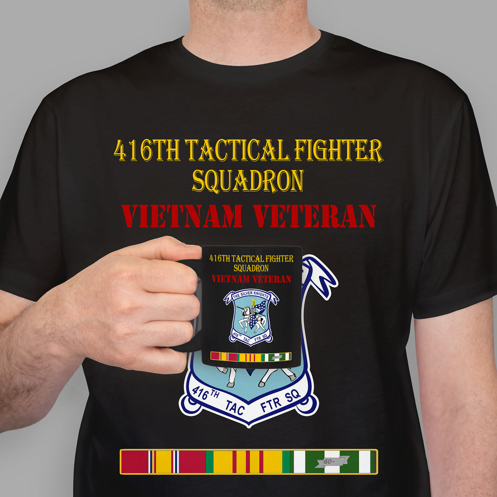 416TH TACTICAL FIGHTER SQUADRON Premium T-Shirt Sweatshirt Hoodie For Men
