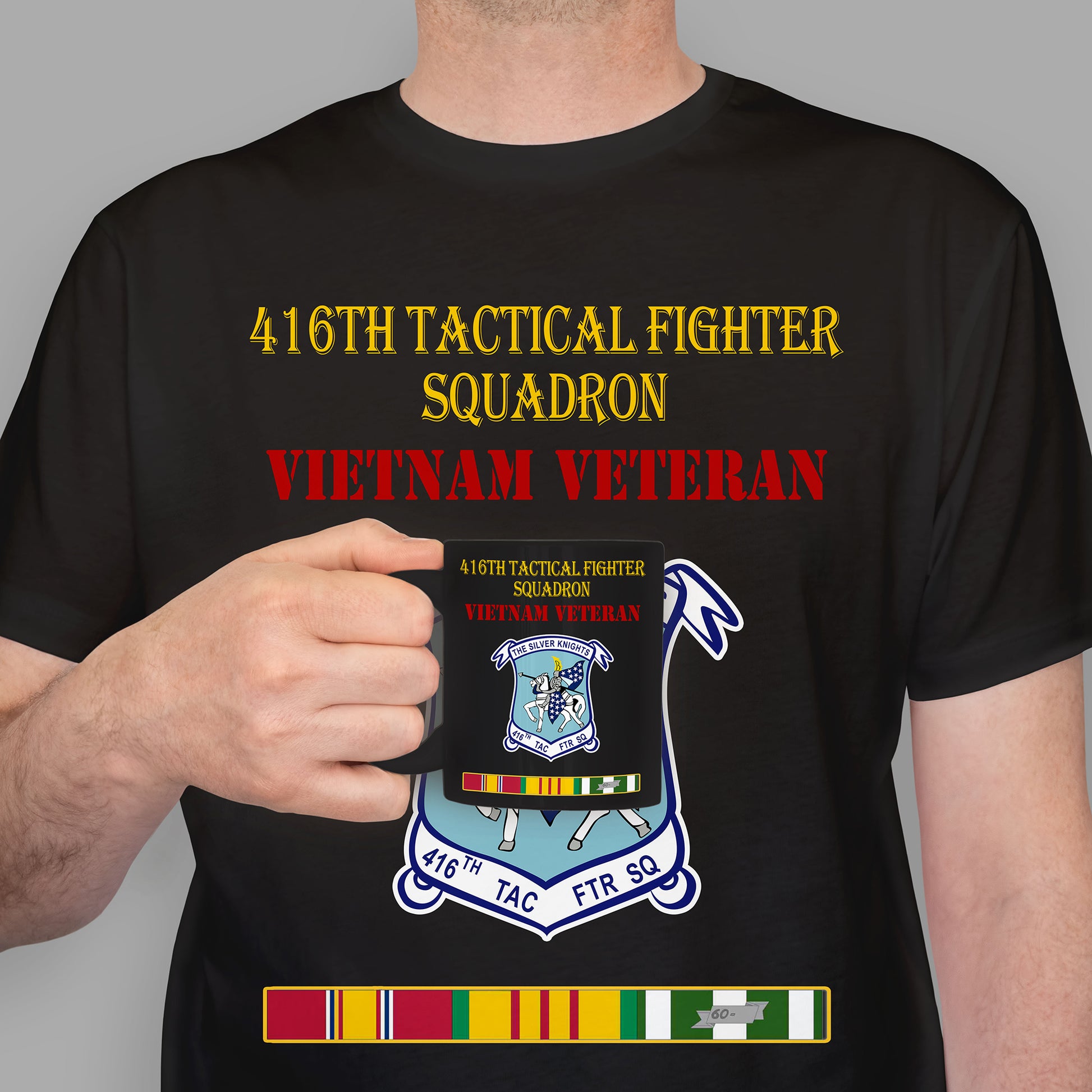 416TH TACTICAL FIGHTER SQUADRON Premium T-Shirt Sweatshirt Hoodie For Men