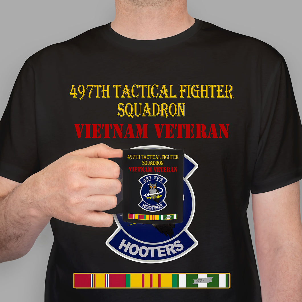 497th Tactical Fighter Squadron Premium T-Shirt Sweatshirt Hoodie For Men