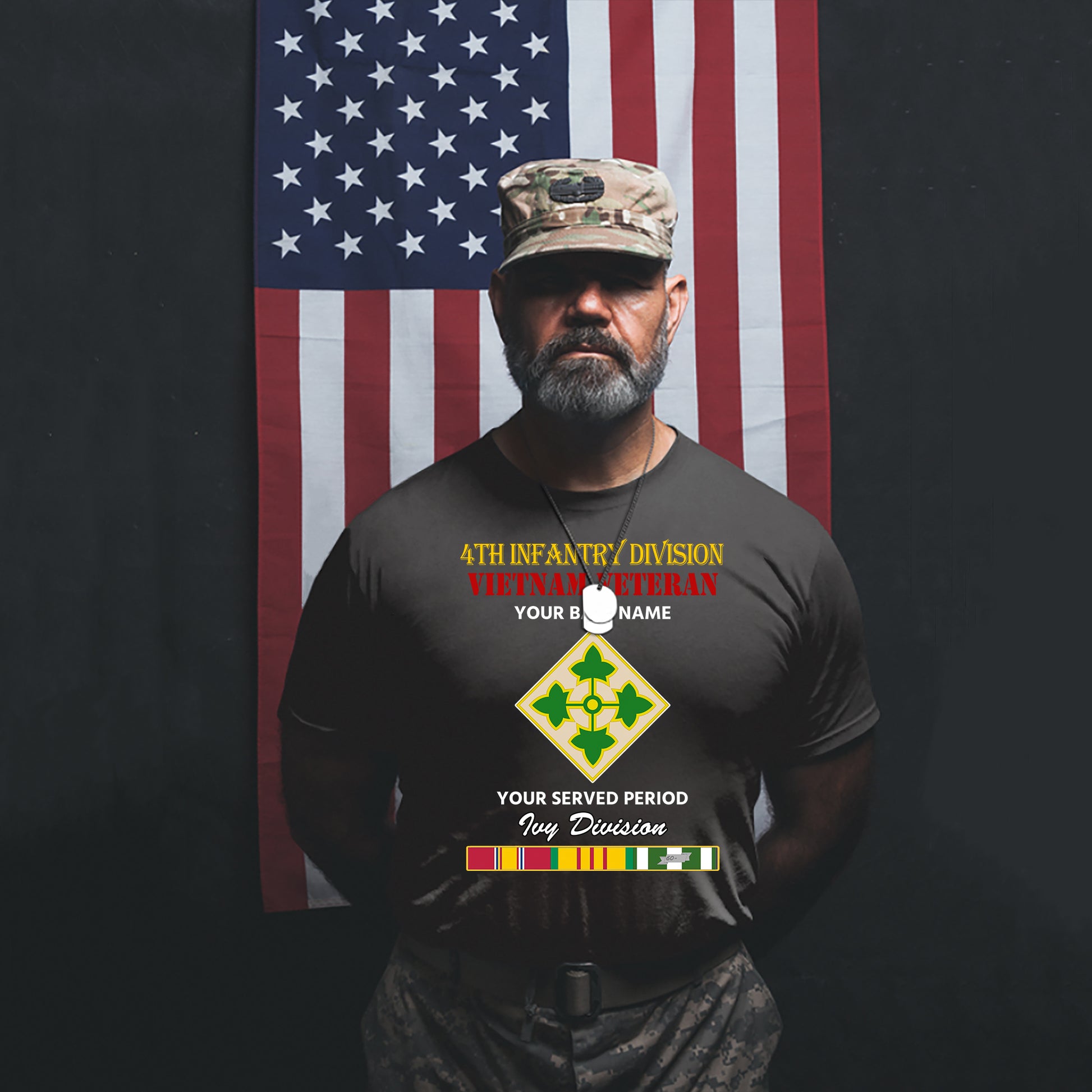 4TH INFANTRY DIVISION PREMIUM T-SHIRT SWEATSHIRT HOODIE