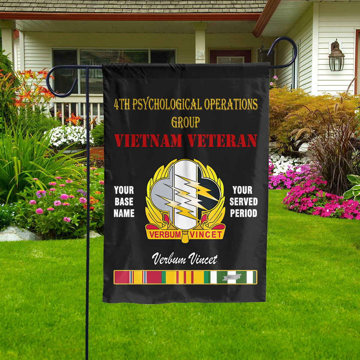 4TH PSYCHOLOGICAL OPERATIONS - Double Sided 30"x40" Flag