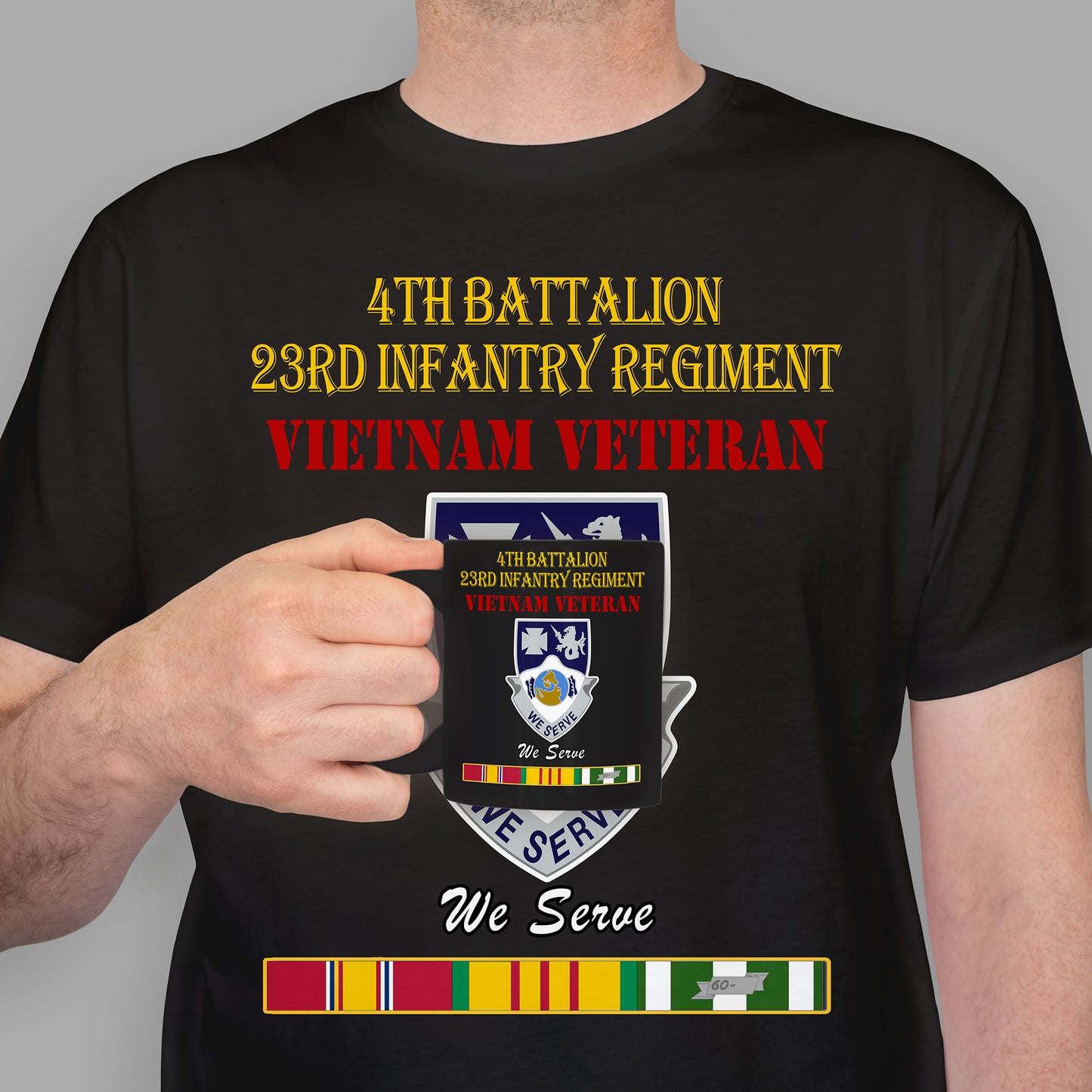 4th battalion 23rd infantry regiment Premium T-Shirt Sweatshirt Hoodie For Men