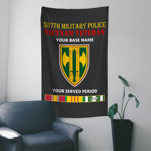 557TH MILITARY POLICE WALL FLAG VERTICAL HORIZONTAL 36 x 60 INCHES WALL FLAG