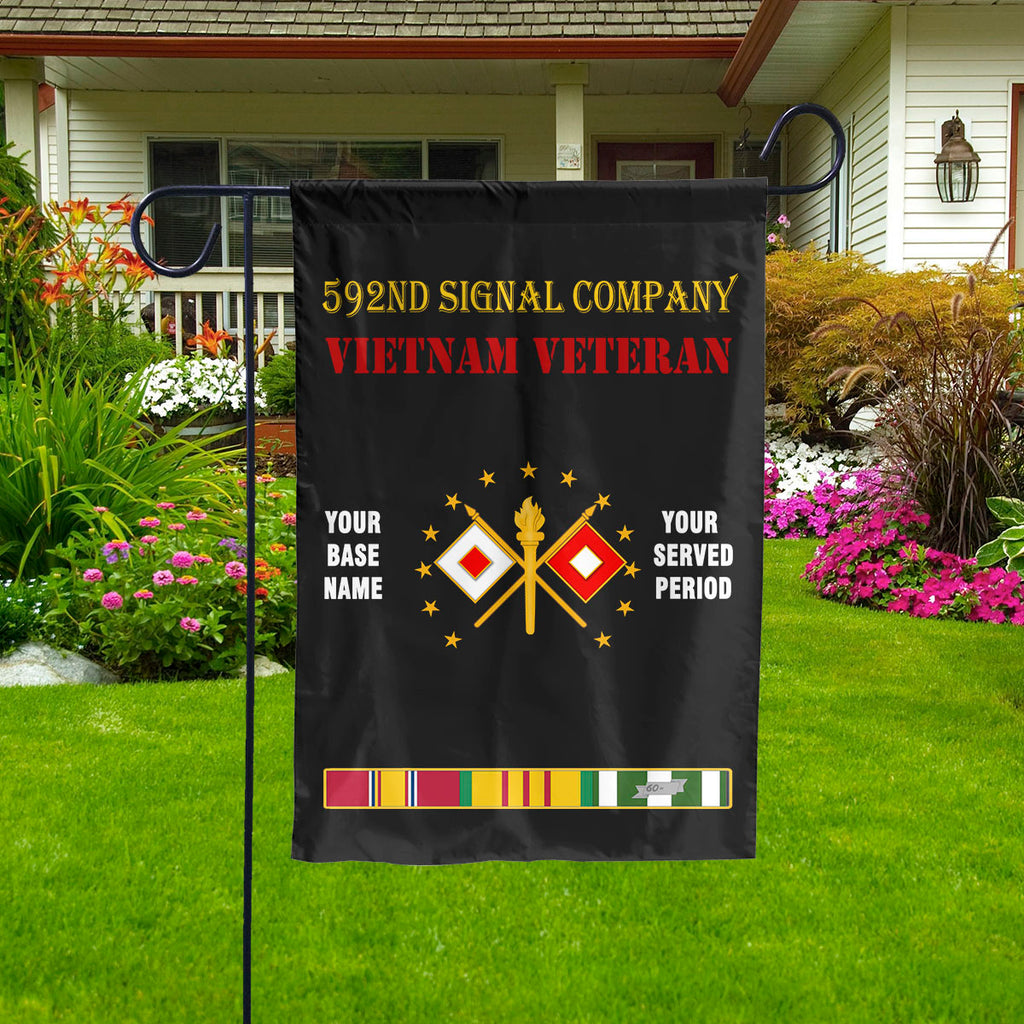 592ND SIGNAL COMPANY - Double Sided 30"x40" Flag